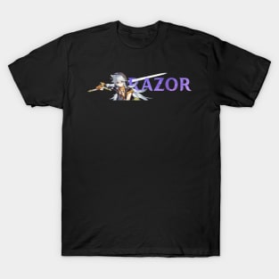 Genshin Impact Name Husbando Razor T-Shirt